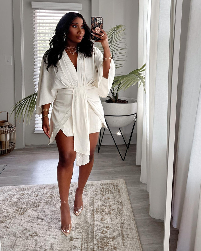 dolman sleeve dress Bolt Neck Dolman Sleeves Dress