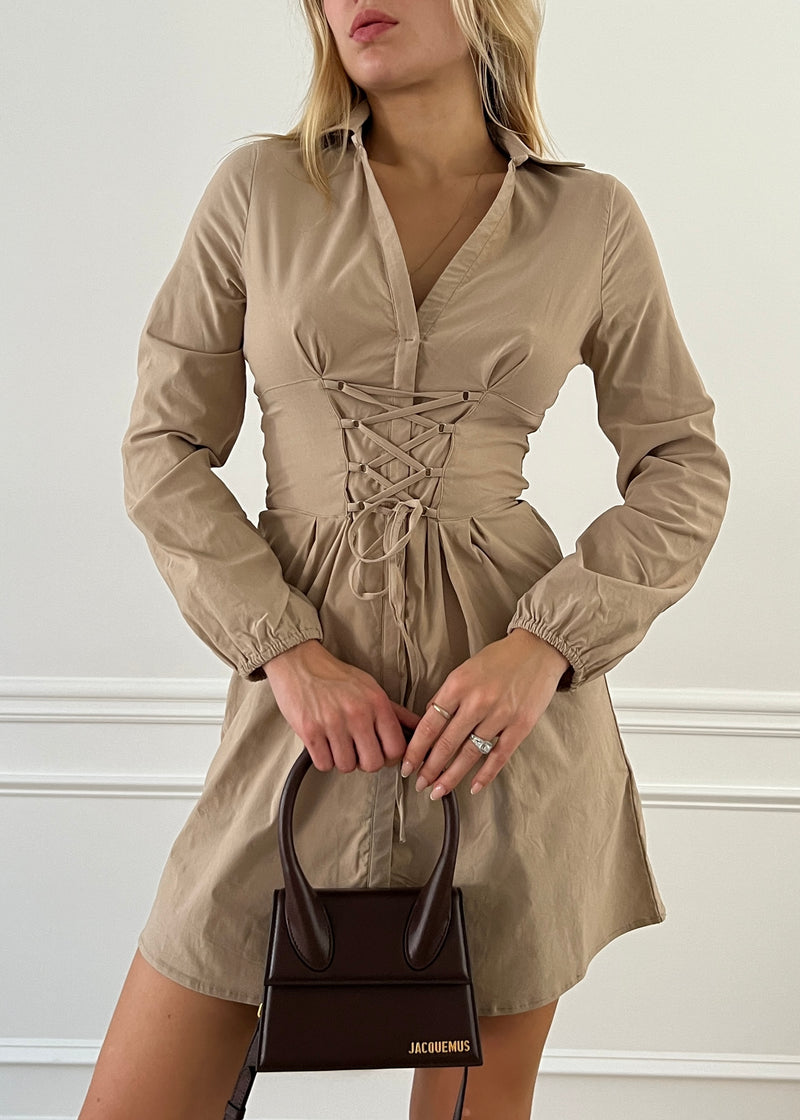 Florence Corset Shirt Dress Florence Corset Shirt Dress