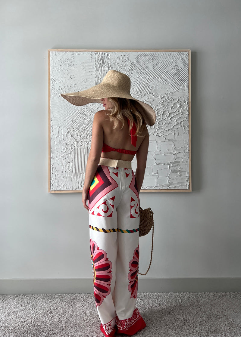 Cayenne Abstract Top & Pant Set