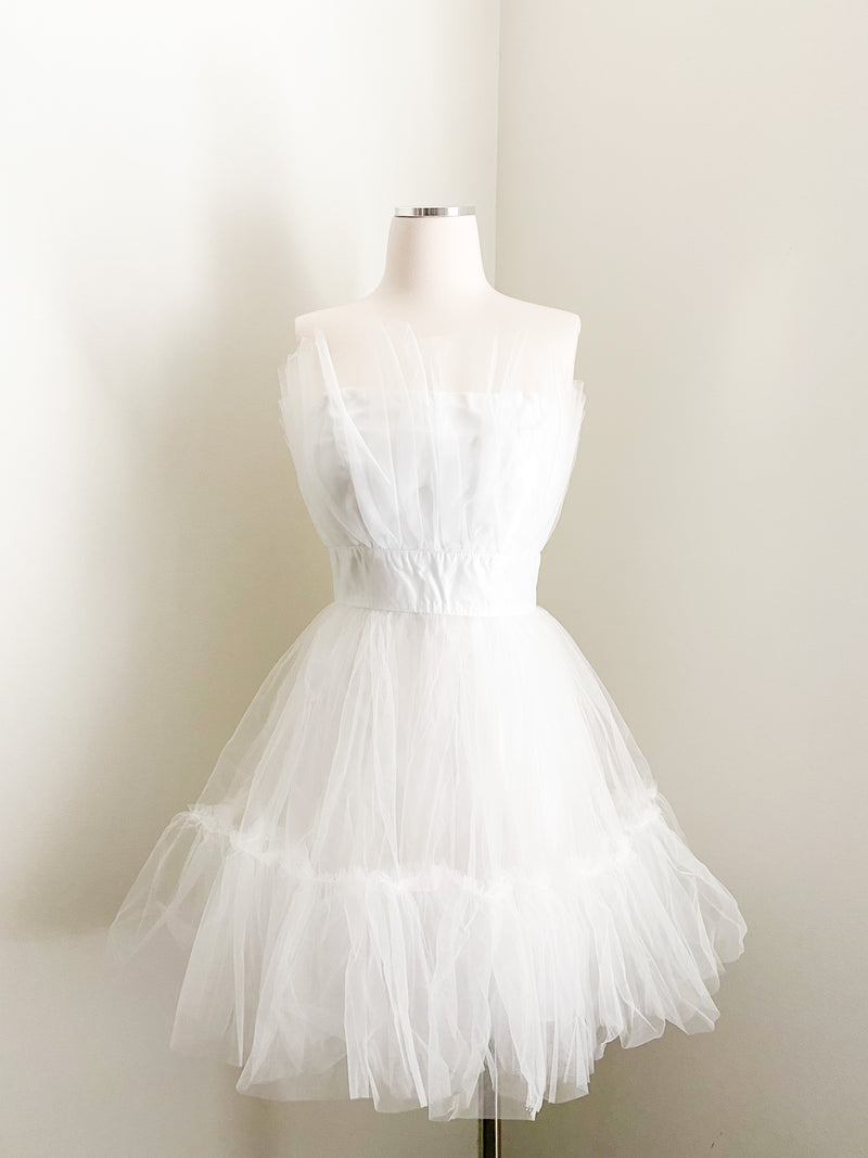 Darby Tulle Strapless Dress