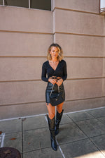 Surplice Wrap Crop Top