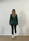 Emerald Velvet Blazer