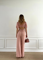 Mackenzie Linen Crop Top & Pant Set